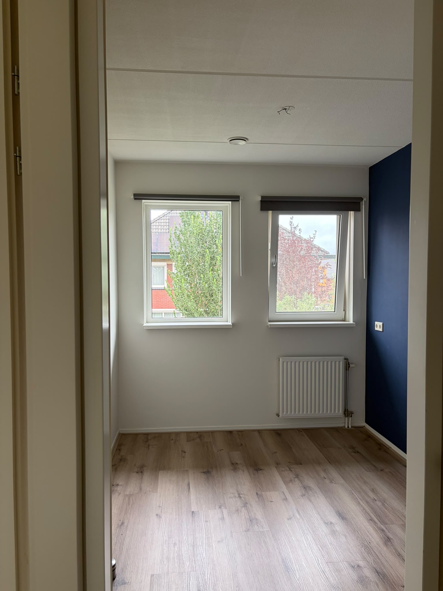 Slaapkamer met accentwand